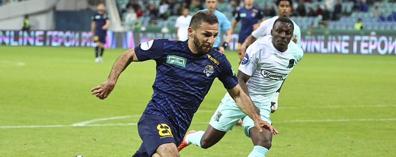 Фоторепортаж матча «Сочи» – «Краснодар»